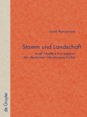 cover image of Stamm und Landschaft